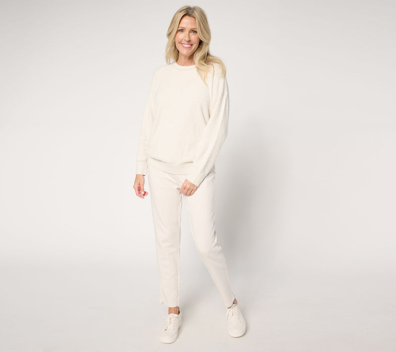 Barefoot Dreams Reg. CozyChic Lite Pullover & Straight Leg Pant — View 5
