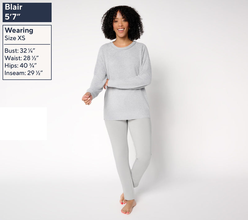 Barefoot Dreams Reg. CozyChic Lite Pullover & Straight Leg Pant — View 21