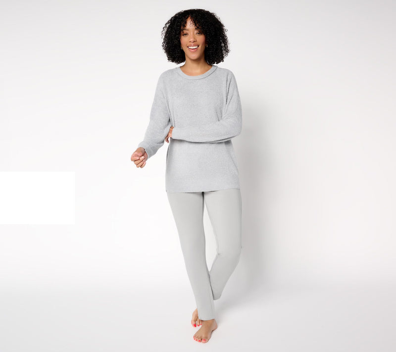Barefoot Dreams Reg. CozyChic Lite Pullover & Straight Leg Pant — View 17