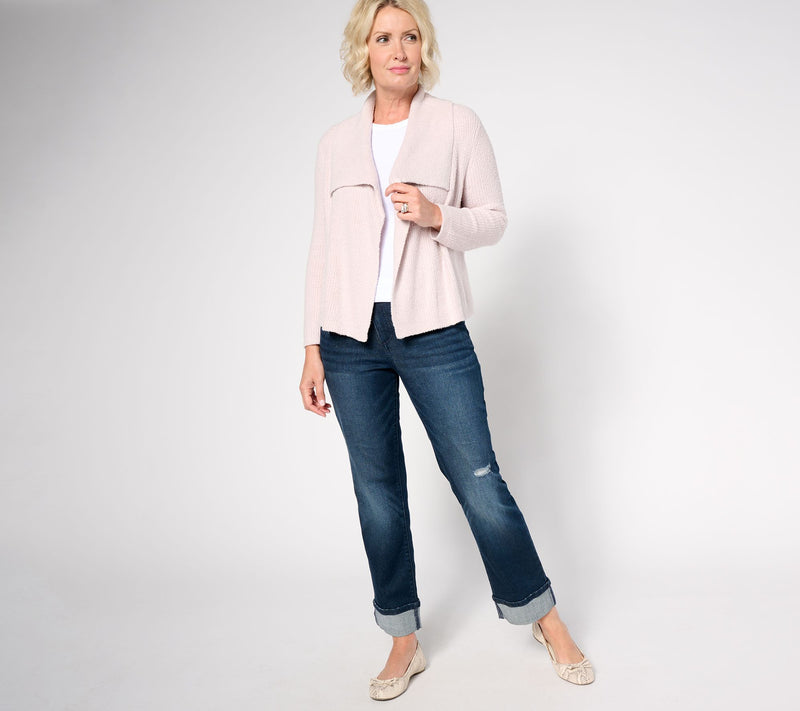 Barefoot Dreams CozyChic Lite Shawl Cardigan — View 3