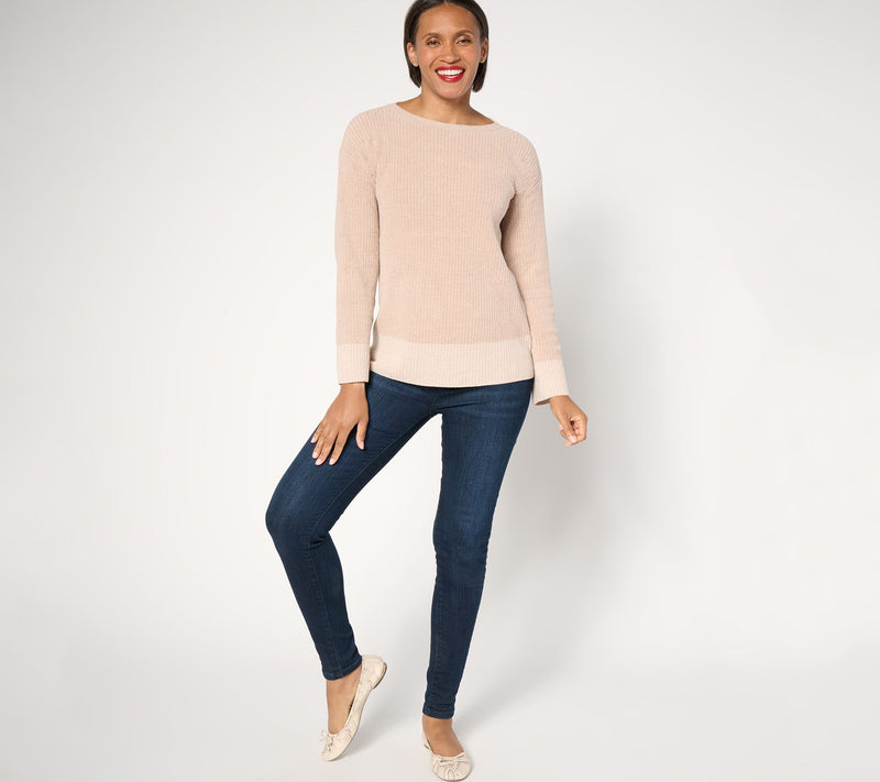 Barefoot Dreams CozyChic Ultra Lite Boatneck Pullover — View 7