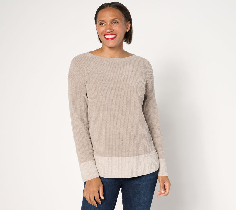 Barefoot Dreams CozyChic Ultra Lite Boatneck Pullover — View 15
