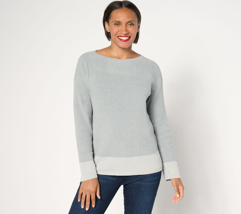 Barefoot Dreams CozyChic Ultra Lite Boatneck Pullover — View 16