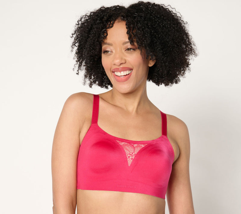 Breezies Invisible Comfort Wirefree Contour Bra — Main view