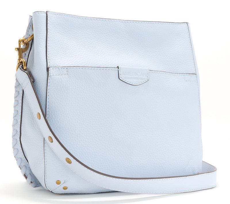 American Leather Co. Pebble Leather Triple Entry Luca Crossbody — Main view