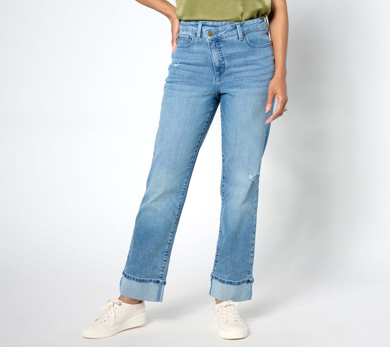 Me by Jennie Garth Regular Straight Leg Jean — View 12