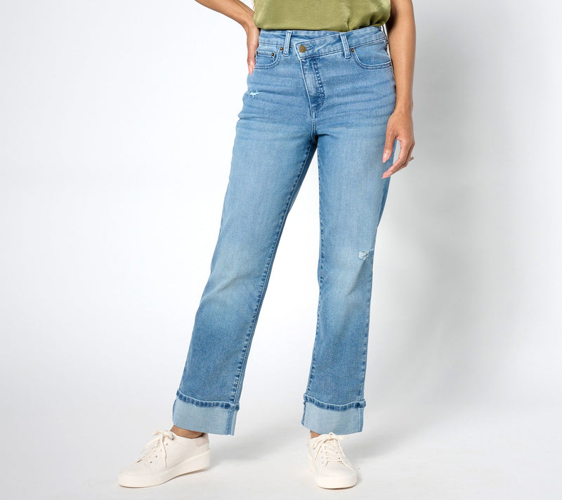 Me by Jennie Garth Petite Straight Leg Jean — Main view