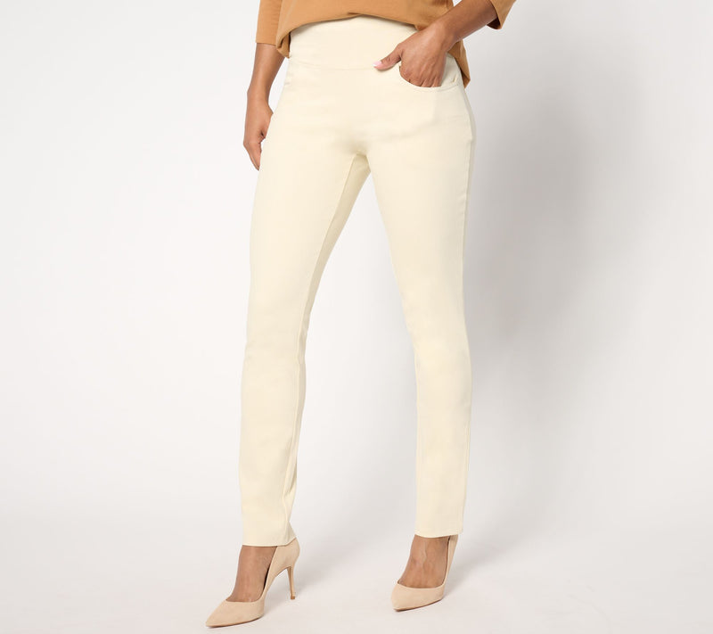 Women With Control Tall Prime Stretch Tummy Control Slim-Leg Pants — View 7