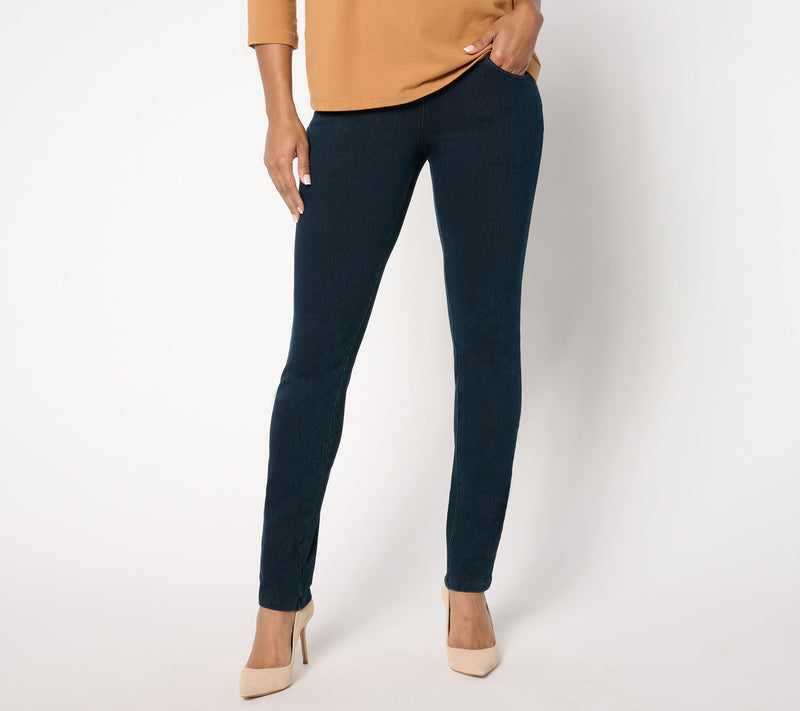 Women With Control Tall Prime Stretch Tummy Control Slim-Leg Pants — View 9