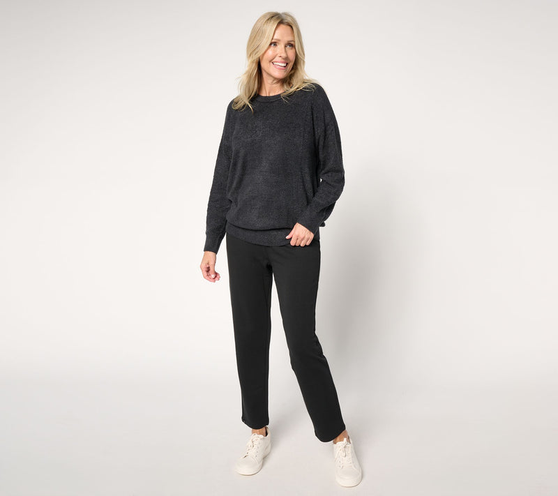 Barefoot Dreams Petite CozyChic Lite Pullover & Straight Leg Pant — View 6