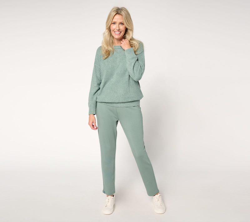 Barefoot Dreams Petite CozyChic Lite Pullover & Straight Leg Pant — View 13