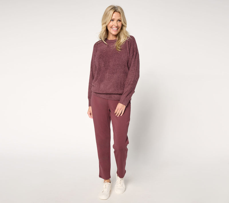 Barefoot Dreams Petite CozyChic Lite Pullover & Straight Leg Pant — View 9