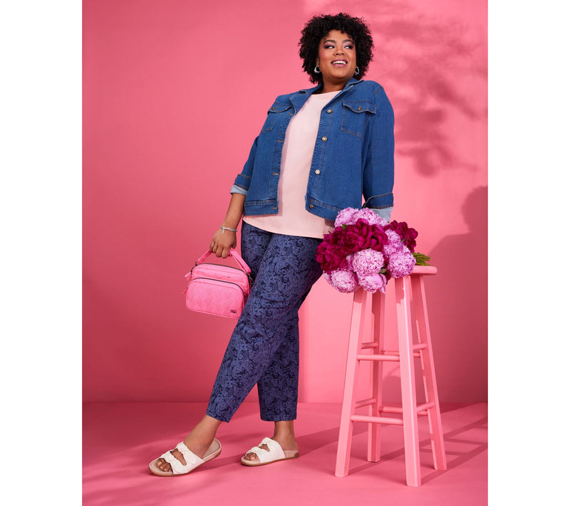 Denim & Co. Indigo Classic Stretch Denim Jacket With Pockets — View 7