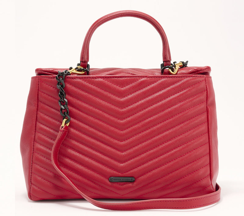 Rebecca Minkoff Edie Large Leather Top Handle Shoulder Bag — View 10