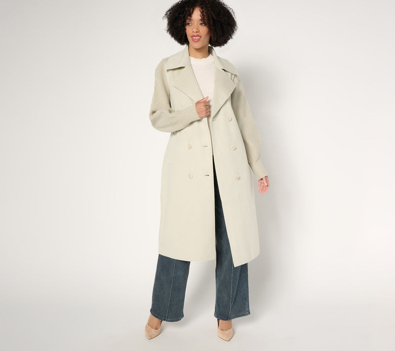 Thread Collective Mixed Media Double Face Coat — View 5