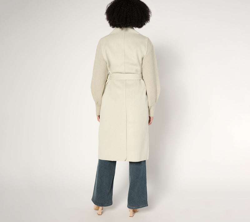 Thread Collective Mixed Media Double Face Coat — View 7
