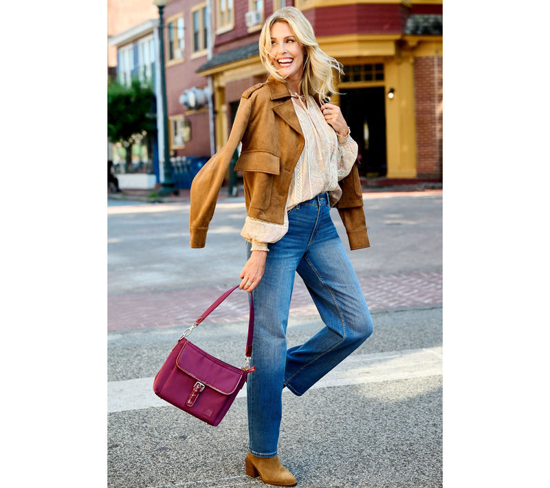 Me by Jennie Garth Regular Indigo Johnny Straight Leg Jeans — View 13