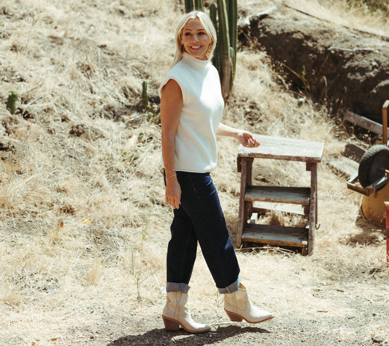 Me by Jennie Garth Regular Indigo Johnny Straight Leg Jeans — View 14