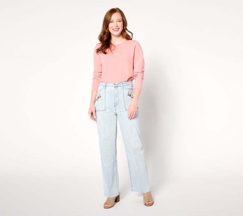 Driftwood Jeans Taylor Straight Relaxed Jean - Serenity — View 5