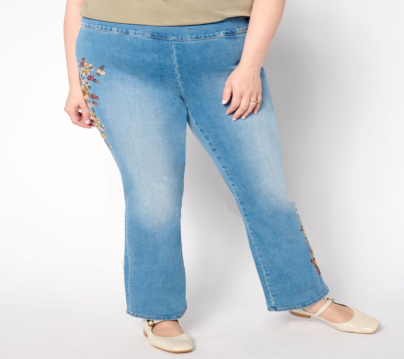 Driftwood Jeans Kelcy Pull-On Boot-Cut - Sunflower — View 8