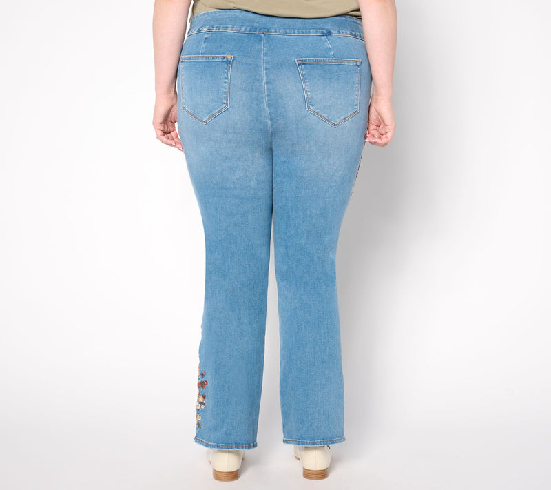 Driftwood Jeans Kelcy Pull-On Boot-Cut - Sunflower — View 2