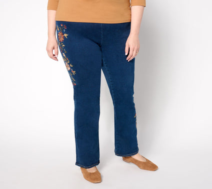 Driftwood Jeans Kelcy Pull-On Boot-Cut - Zen Garden