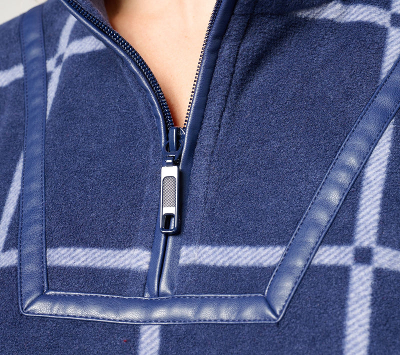 Susan Graver Printed Fleece Pullover Tunic — View 17