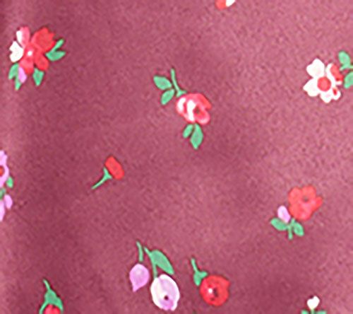 Isaac Mizrahi Live! Estate Printed Stretch Sateen Button Front Blouse — View 6