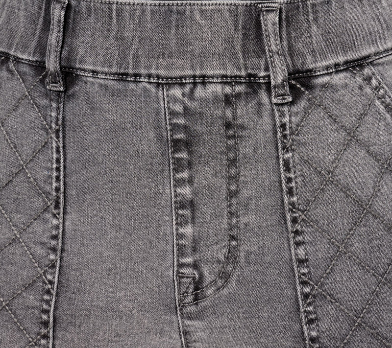 Isaac Mizrahi Live! Tall True Denim Fog Straight Leg Jeans — View 7