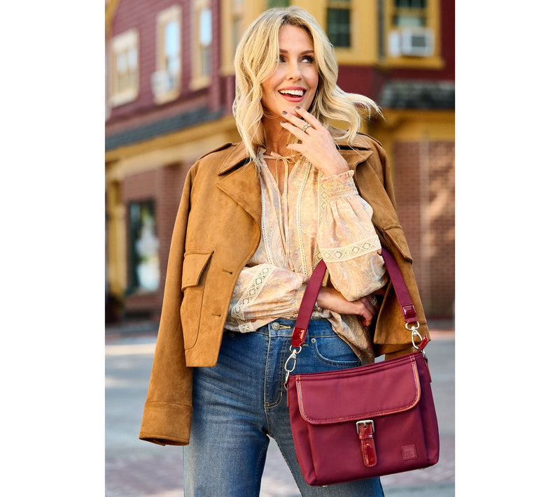 Me by Jennie Garth Faux Suede Jacket with Utility Details — View 7