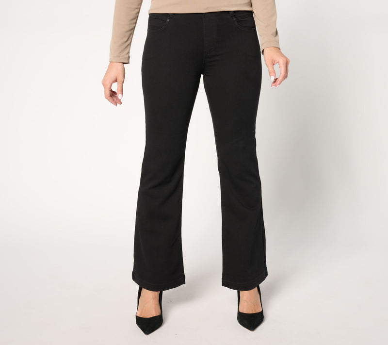 Liverpool Los Angeles Gia Pull-On Bootcut Jean - Black Rinse — Main view