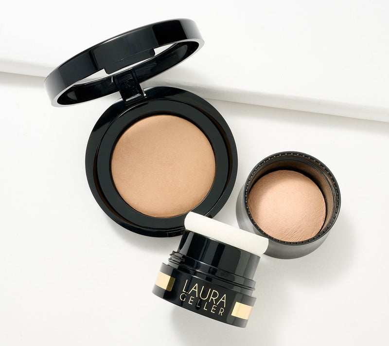 Laura Geller Baked to Go Blurring and Setting Powder Set — View 5