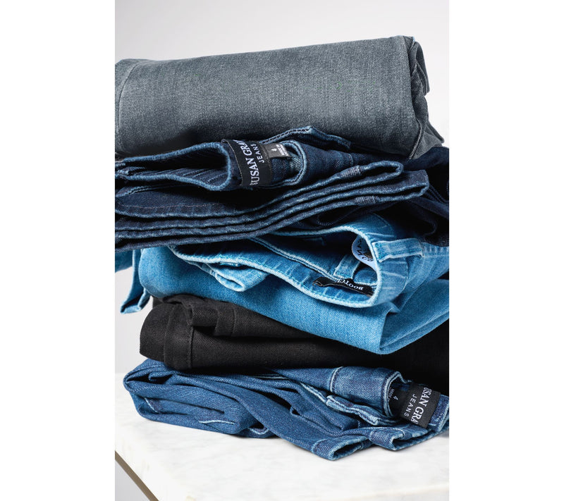 Susan Graver Stretch Denim Tall Classic Boot Cut Jean - Indigo — View 12