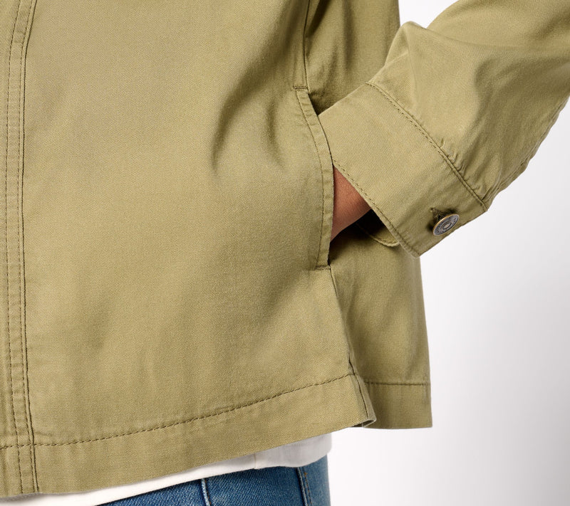 LOGO by Lori Goldstein Zip Front Long Sleeve Jacket — View 9