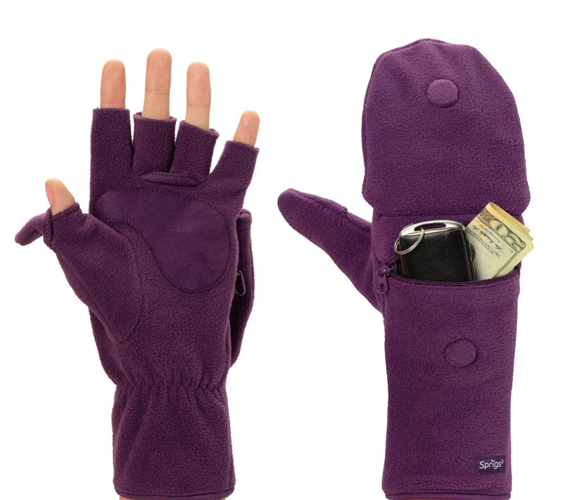 Sprigs Multi-Mitt Gloves with Cell Phone Pocket — View 11