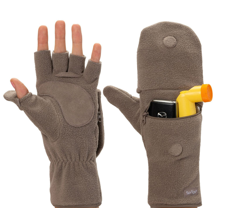 Sprigs Multi-Mitt Gloves with Cell Phone Pocket — View 8