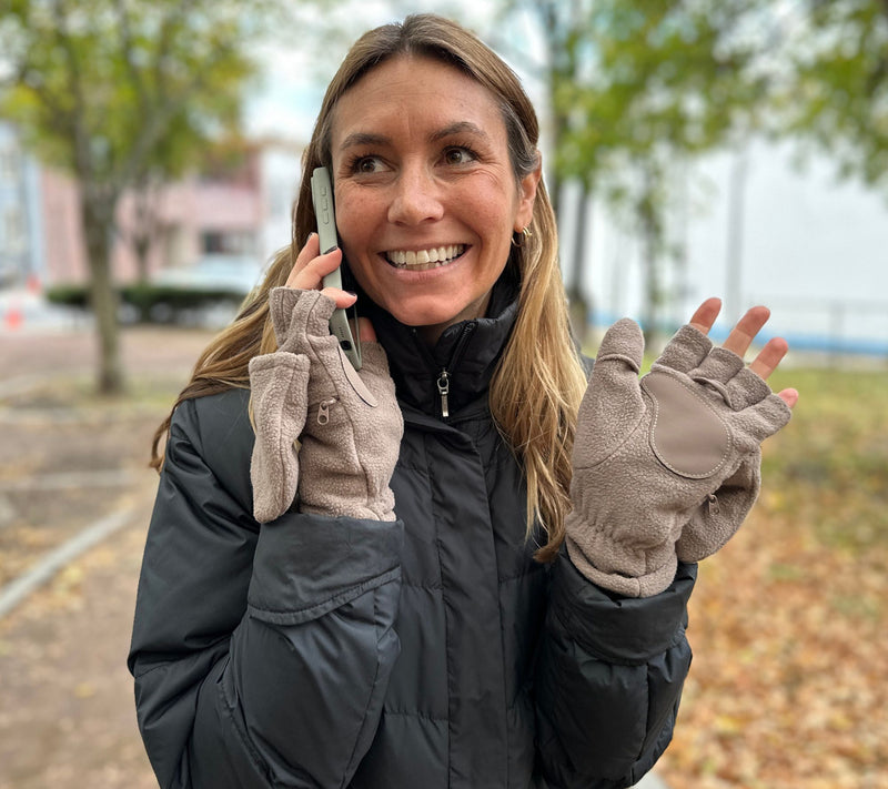Sprigs Multi-Mitt Gloves with Cell Phone Pocket — View 15