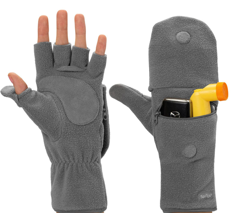 Sprigs Multi-Mitt Gloves with Cell Phone Pocket — View 3