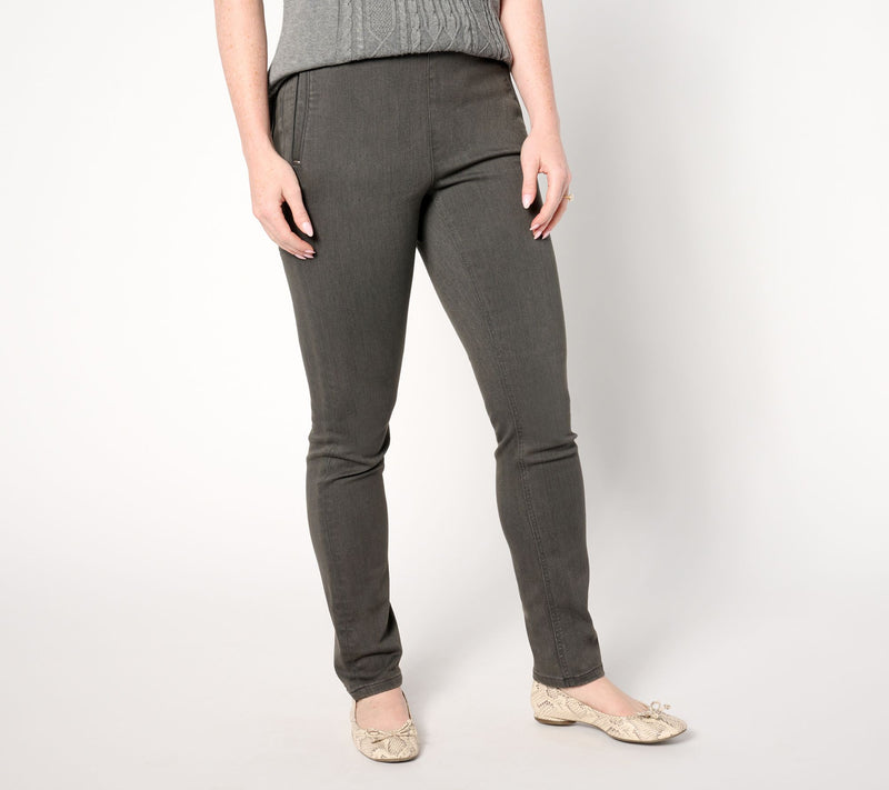 Denim & Co. Signature Regular Black Perfect Flex Jean — Main view