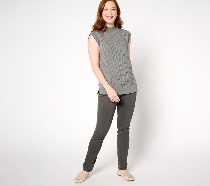 Denim & Co. Signature Regular Black Perfect Flex Jean — View 3