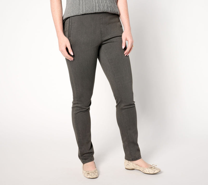 Denim & Co. Signature Regular Black Perfect Flex Jean — View 8