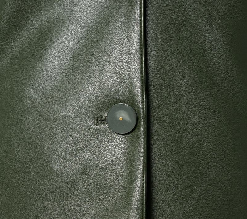 Dennis Basso Petite Luxe Faux Leather Jacket — View 20