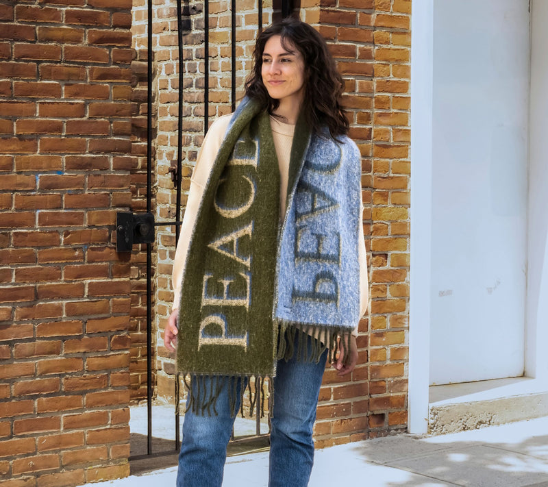 Sprigs Oversized Inspiration Scarf — View 7