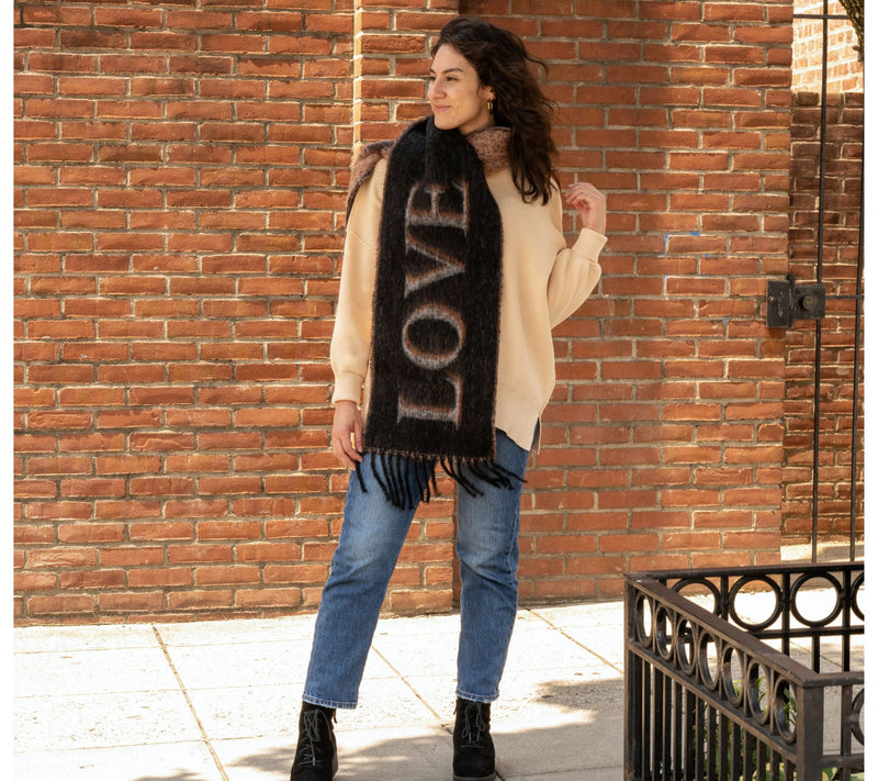 Sprigs Oversized Inspiration Scarf — View 6