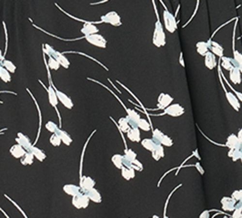 NYDJ Pleat Front Long Sleeve Tunic - Primrose Path — View 5