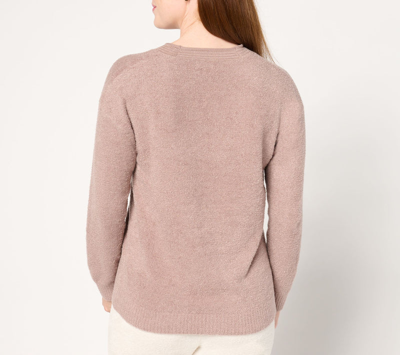 Barefoot Dreams CozyChic Lite Core Spun Pullover — View 2