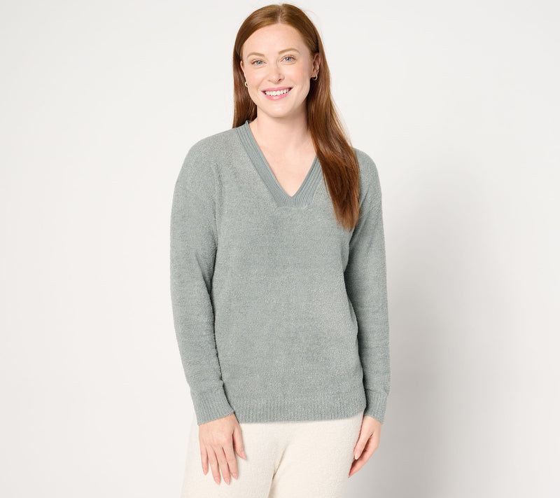 Barefoot Dreams CozyChic Lite Core Spun Pullover — View 11