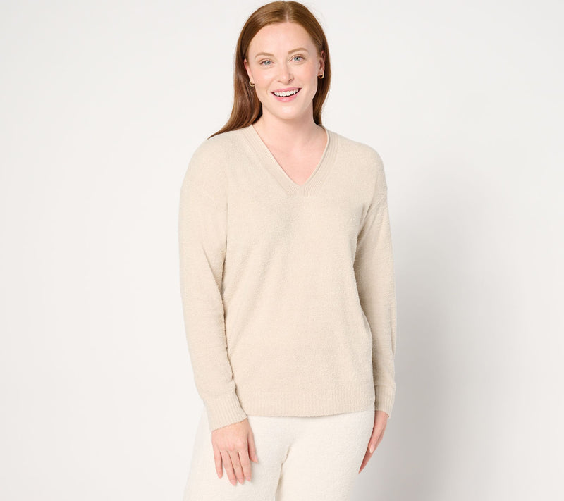 Barefoot Dreams CozyChic Lite Core Spun Pullover — View 12