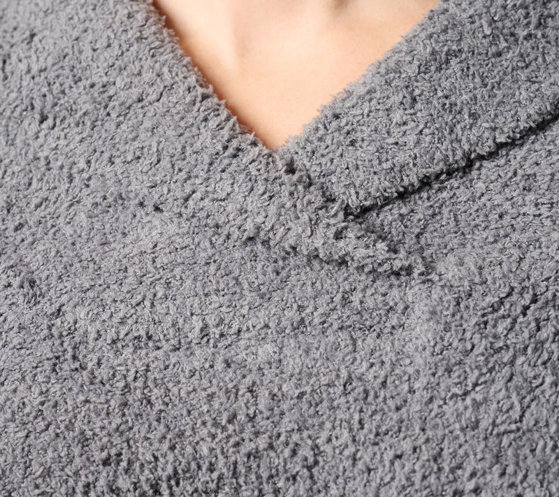 Barefoot Dreams CozyChic Shawl Collar Poncho — View 5