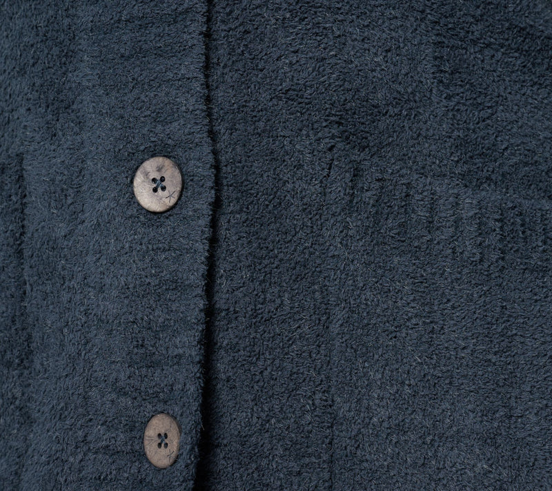 Barefoot Dreams CozyChic Luxe Funnel Neck Button Front Cardigan — View 16